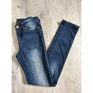Joes Jeans Youth Size 10 Skinny Fit Denim‎ Pants Distressed Wash Blue Stretch